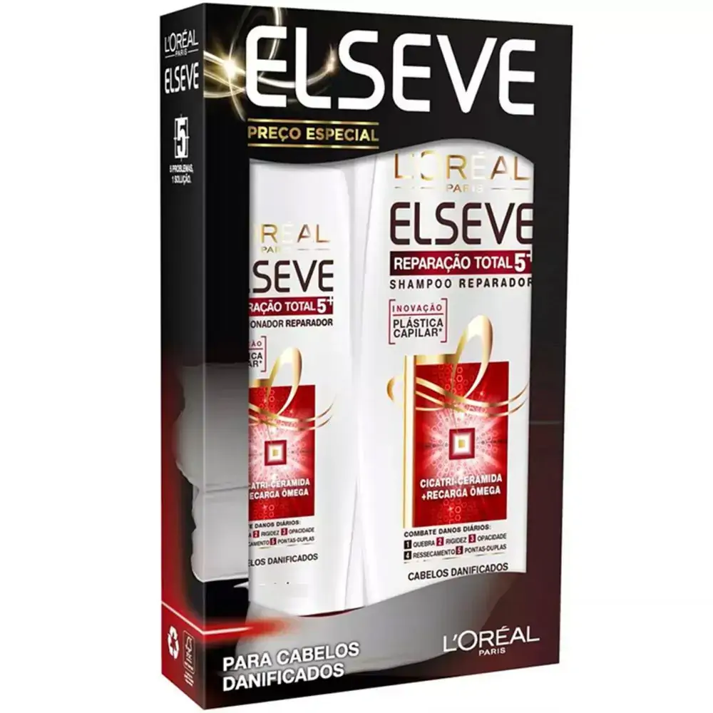 Kit Elseve Sha 400ml Cond 300ml Rt5 Quimica