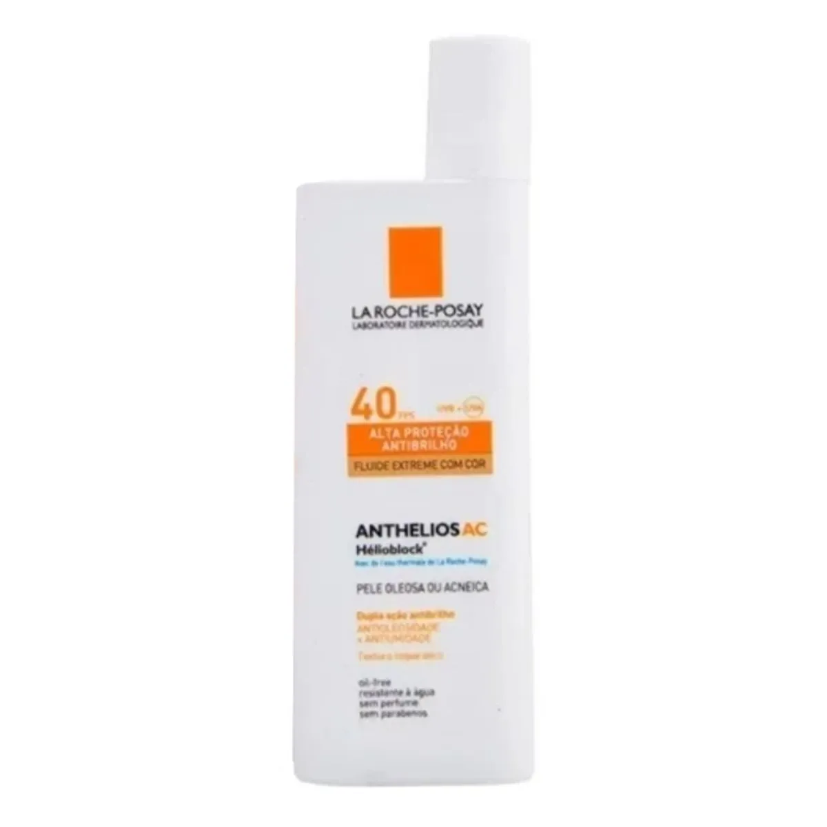 Protetor Solar Facial La Roche Posay Anthelios Ac Fps 40 Antioleosidade Fluide Com Cor