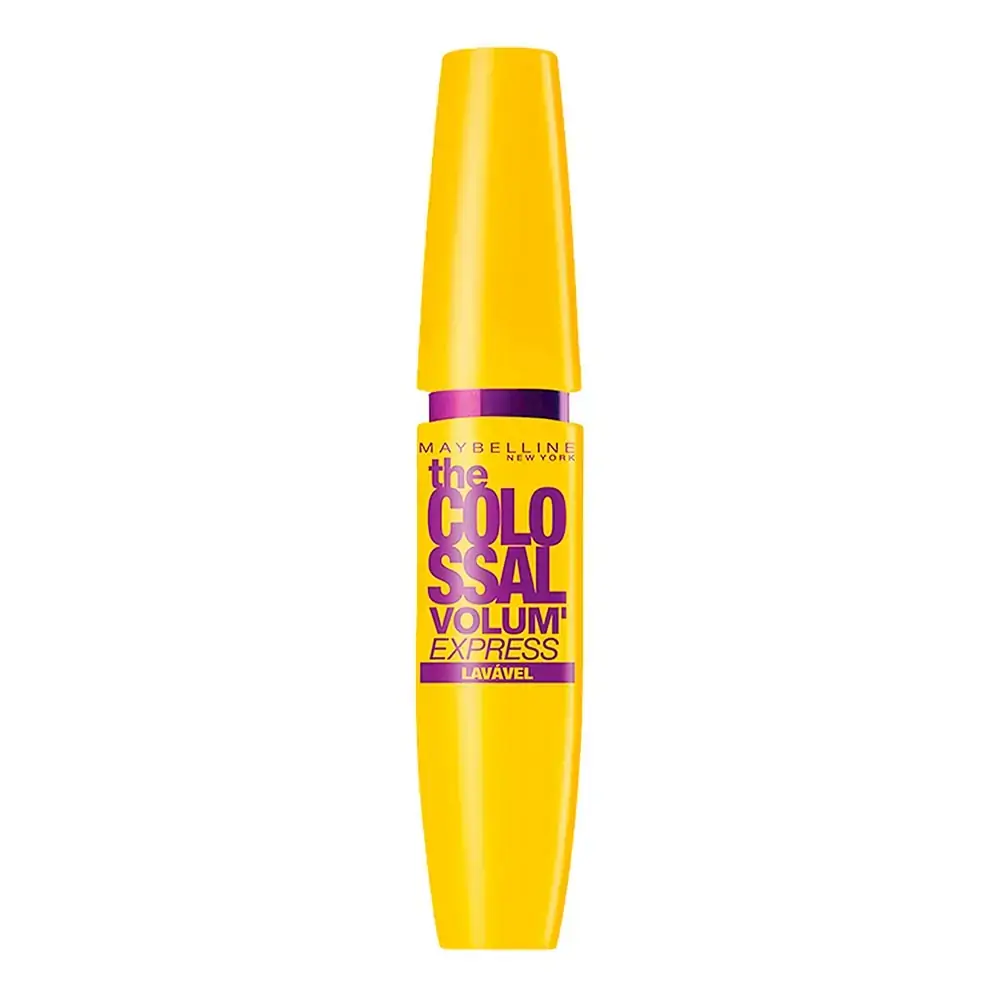 Máscara Para Cílios Lavável Preta Maybelline The Colossal Volum Express