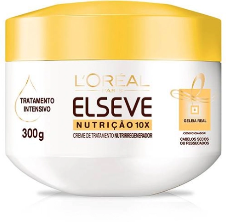 Creme De Cabelo Elseve Tratamento Nutricao 300ml Loreal Paris
