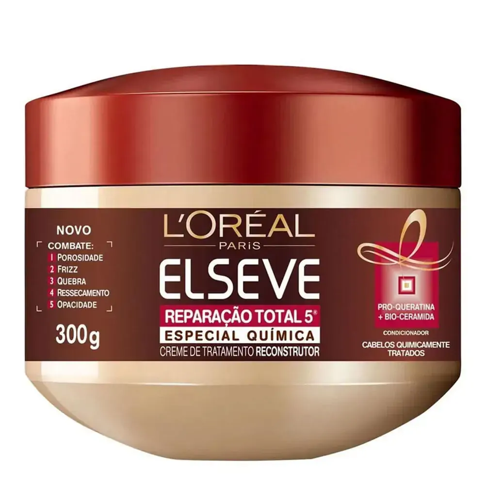 Creme de Tratamento Elseve Reparação Total 5 Especial Química 300g