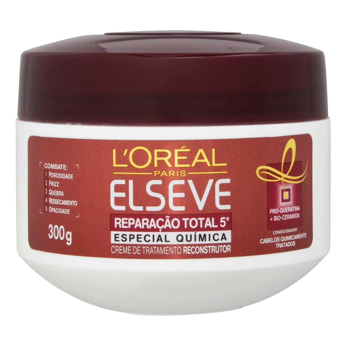 Creme De Tratamento Reconstrutor Loréal Paris Elseve Reparação Total 5 Especial Química Pote 300g