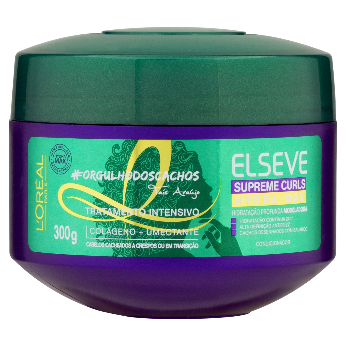 Creme De Tratamento Loréal Paris Elseve Supreme Curls Hydra Max Pote 300g