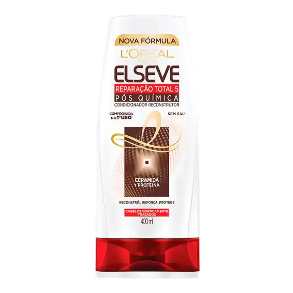 Condicionador Elseve Reparação Total 5 Quimica, 400ml