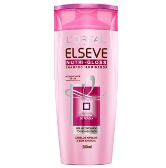 Shampoo Elseve Nutri Gloss 200ml Loreal Paris