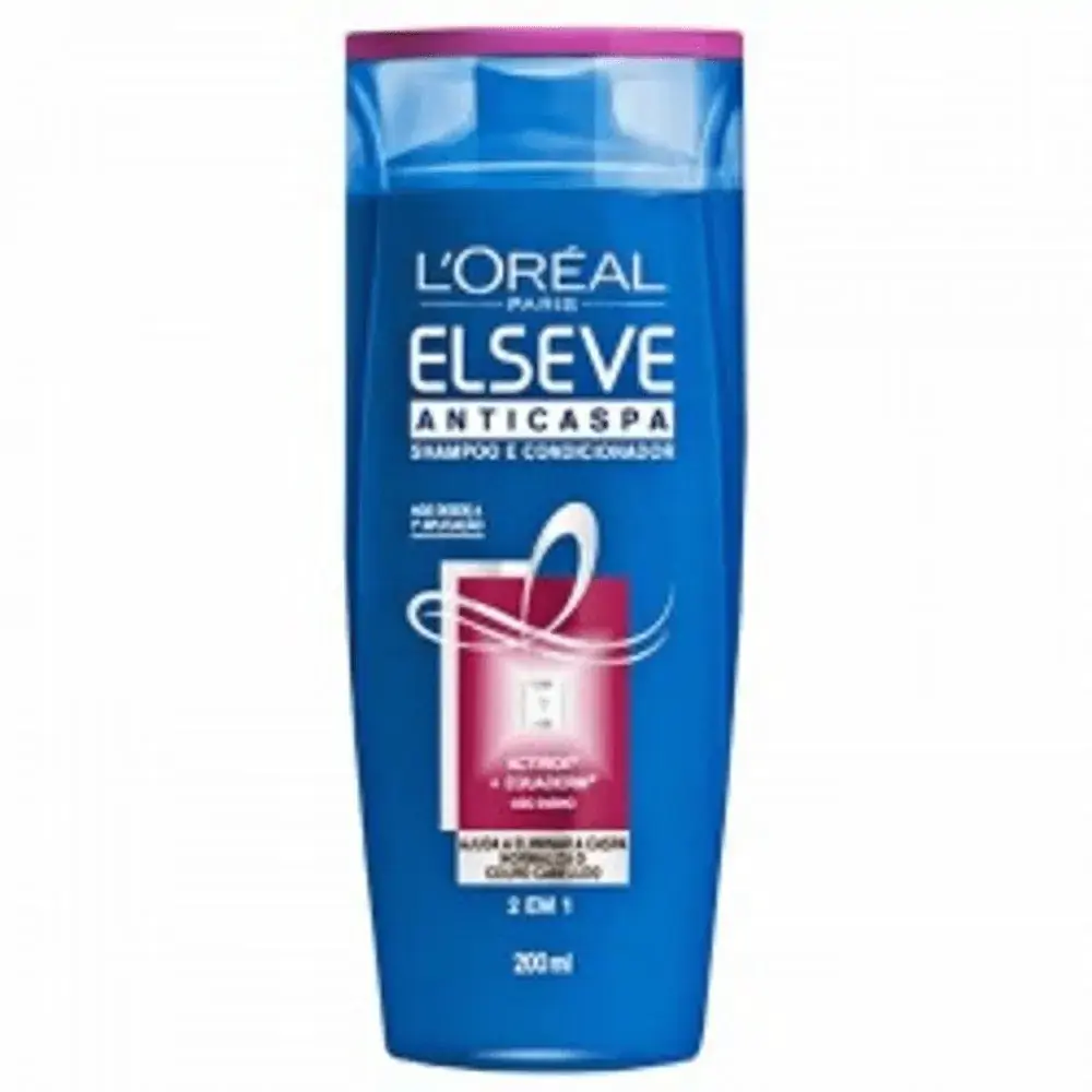 Shampoo Elseve 2 Em 1 Anticaspa 200ml Loreal Paris