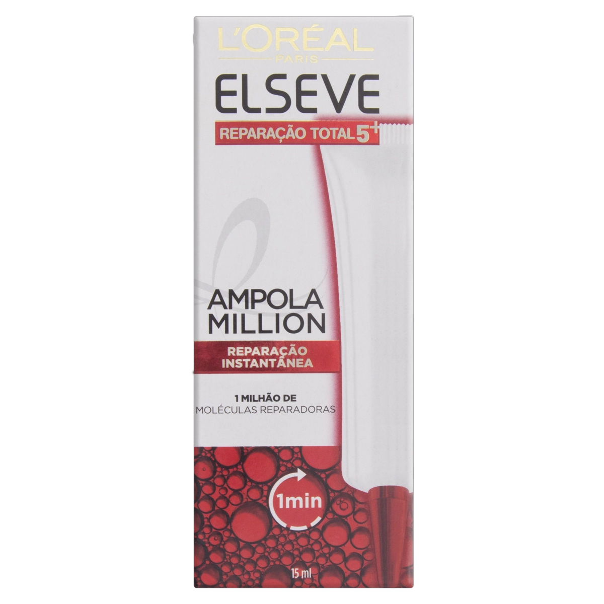 Ampola De Tratamento Reparação Instantânea Loréal Paris Elseve Reparação Total 5 Caixa 15ml