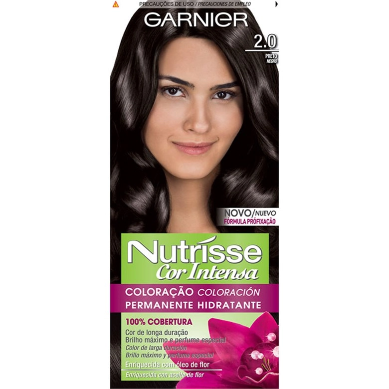 Tintura Nutrisse 2.0 Preto Negro Garnier