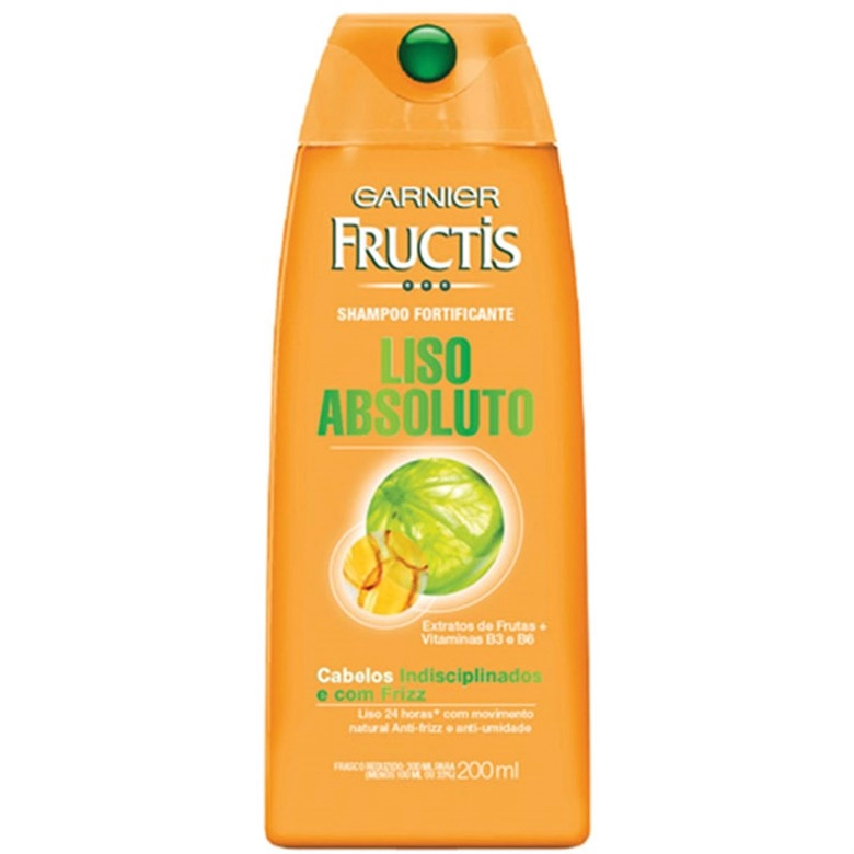 Shampoo Uso Diário Fructis 200ml Liso Absoluto Unit
