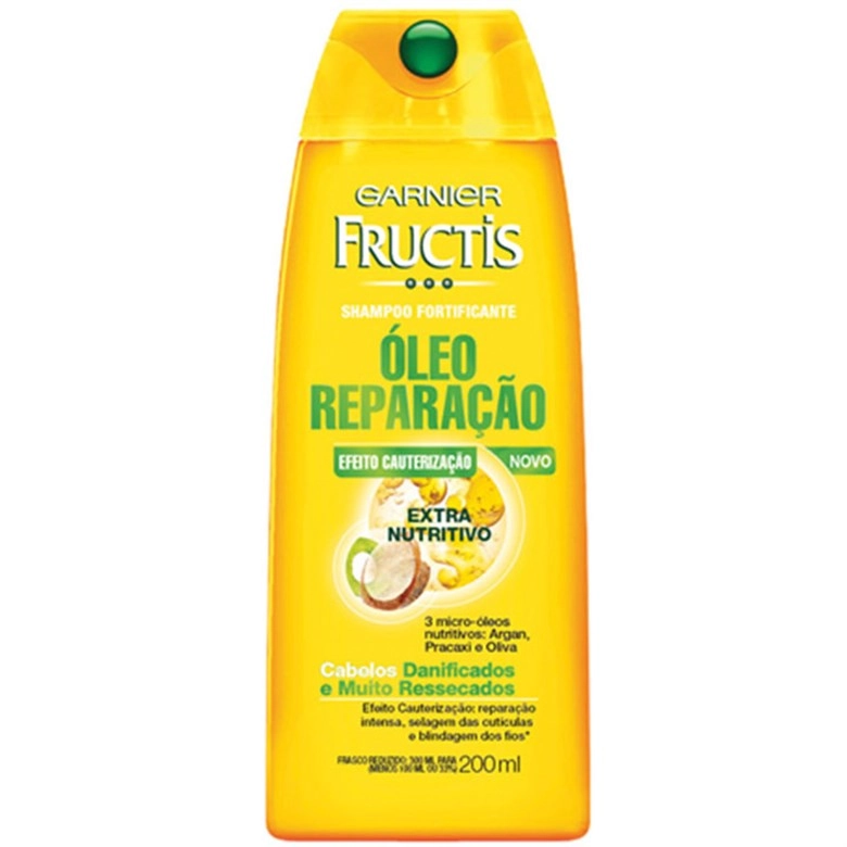 Shampoo Uso Diário Fructis 200ml óleo Reparação Extra Nutritivo Unit