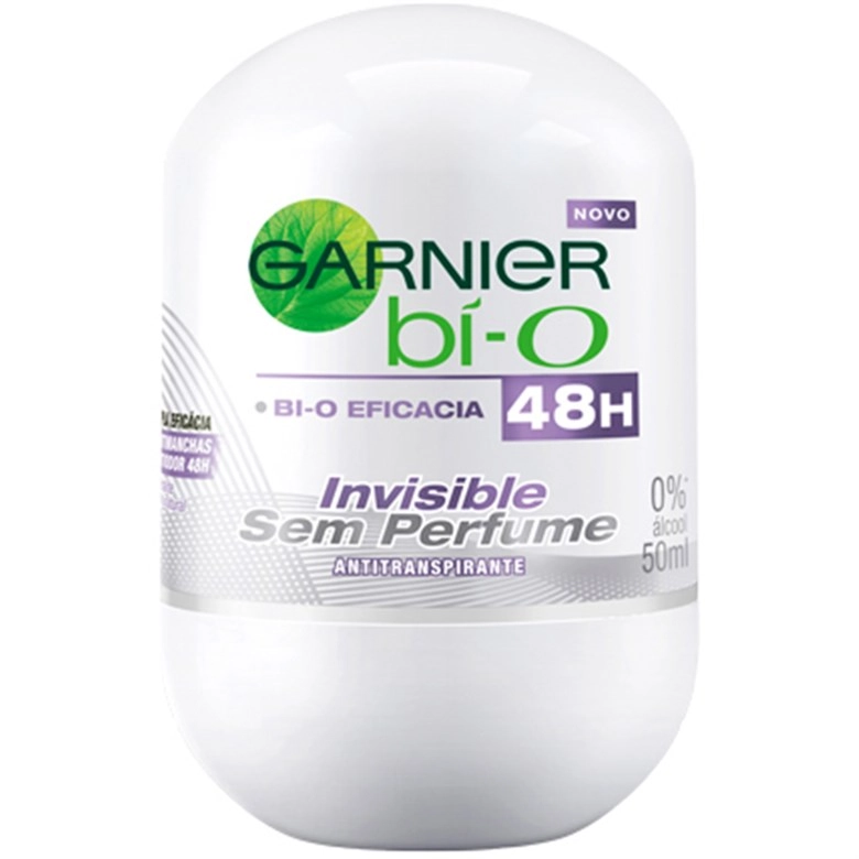 Desodorante Roll On Bi O 50ml Feminino Invisible Sem Perfume Unit