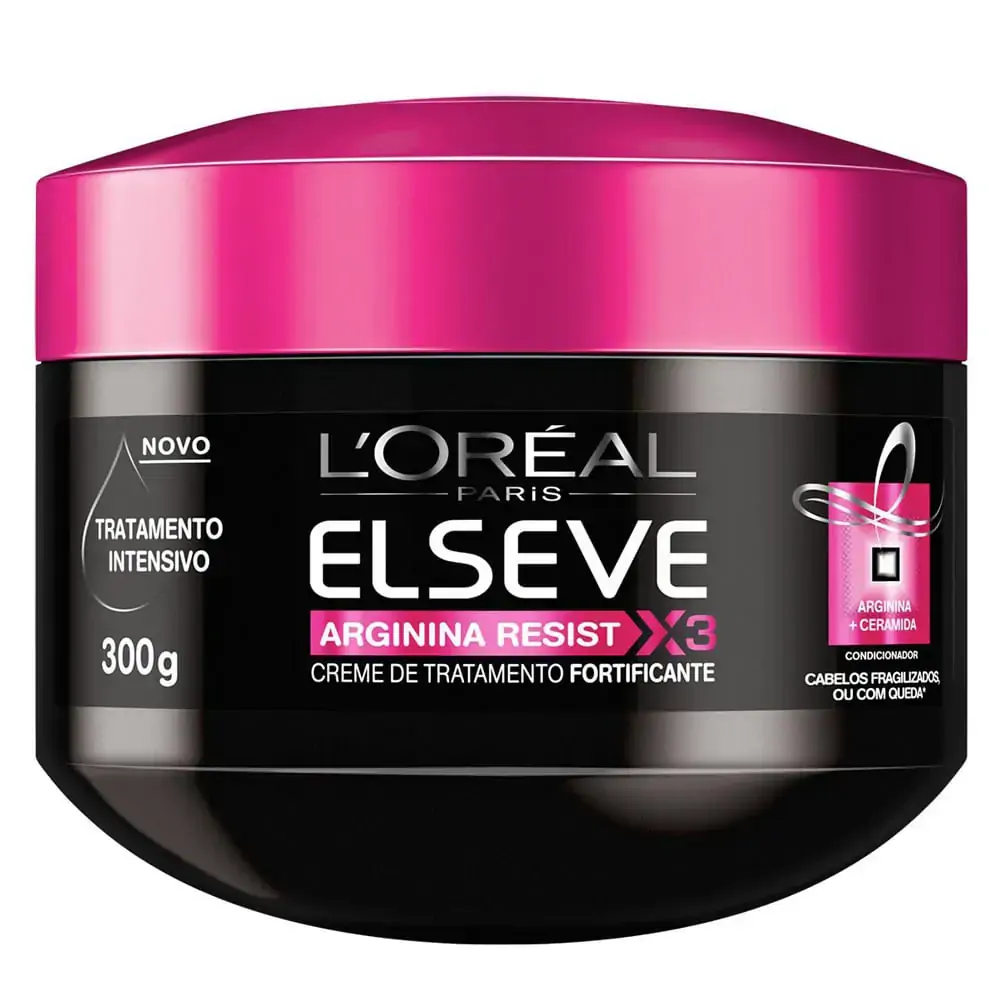 Creme De Tratamento Loréal Paris Elseve Arginina Resist X3 Pote 300g