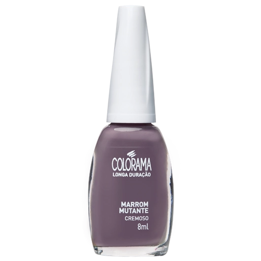 Esmalte Super Cores Creme Marrom Mutante 8ml Colorama