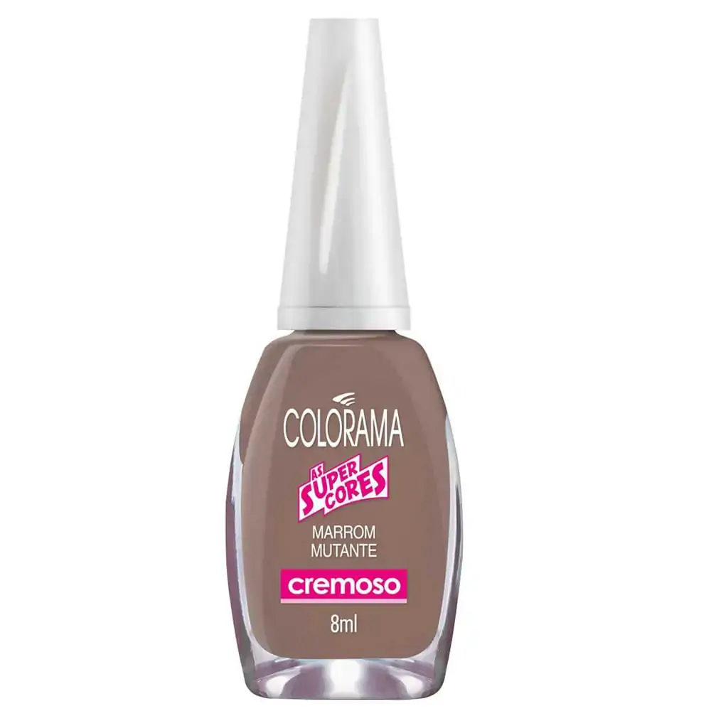 Esmalte Colorama Cremoso As Super Cores Marrom Mutante 8ml