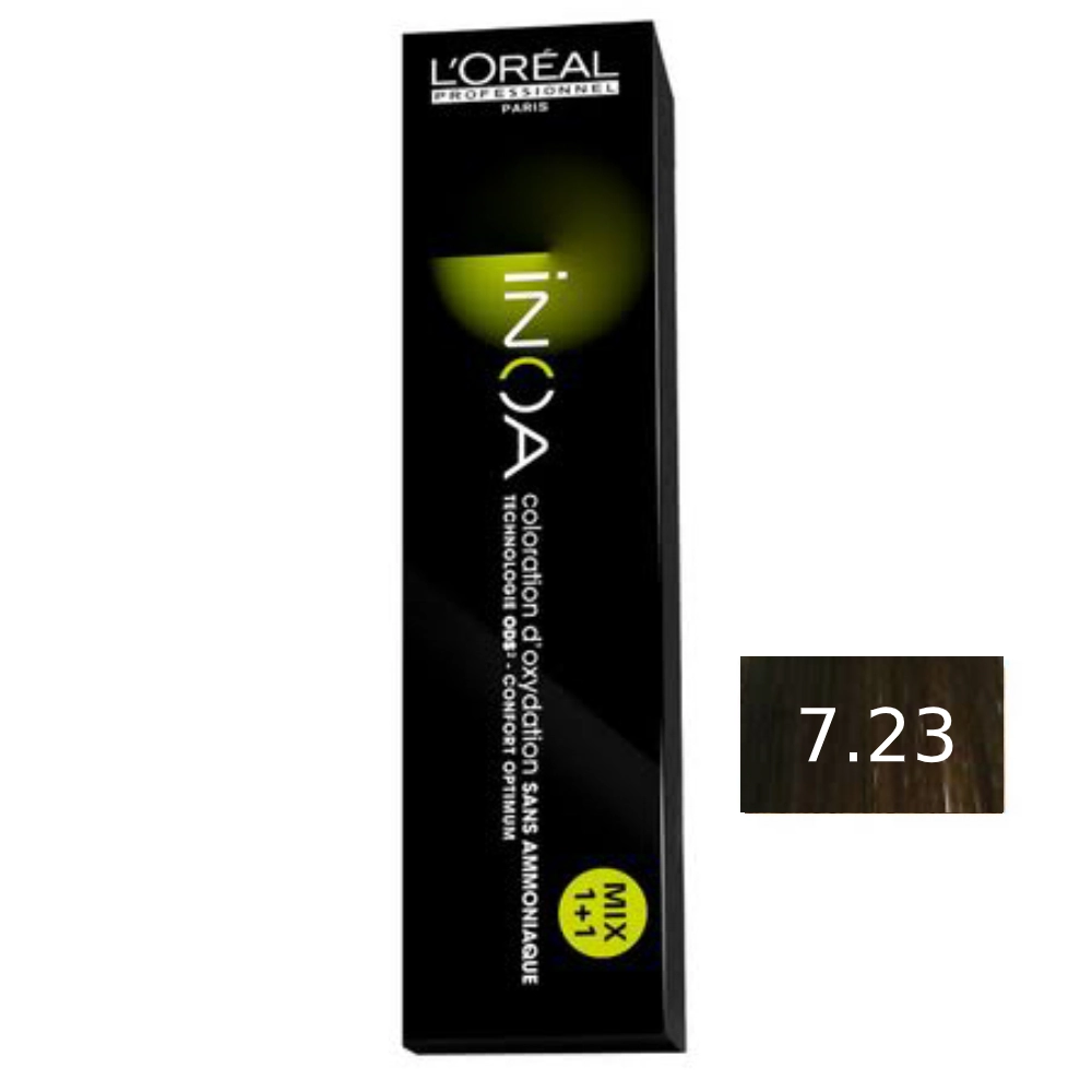 Coloracao Individual Permanente Loreal Profissional Inoa 7.23 60g
