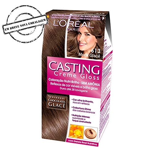 Coloração Casting Creme Gloss 613 Moca Glacê L Oreal Paris