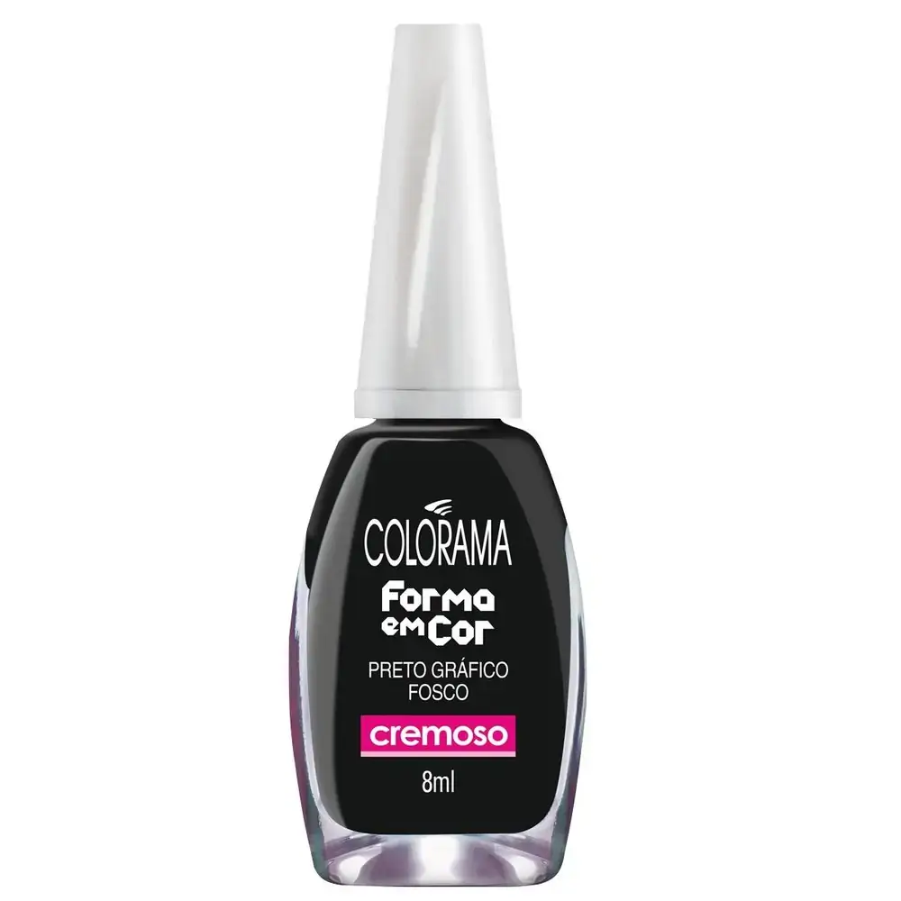Esmalte Colorama 8ml Forma Grafico Preto