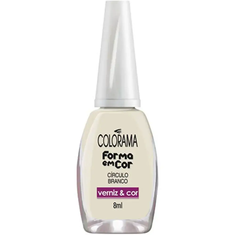 Esmalte Colorama F Cor 8ml Circulo Branco