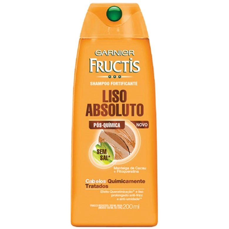 Shampoo Uso Diário Fructis 200ml Liso Quimica Unit