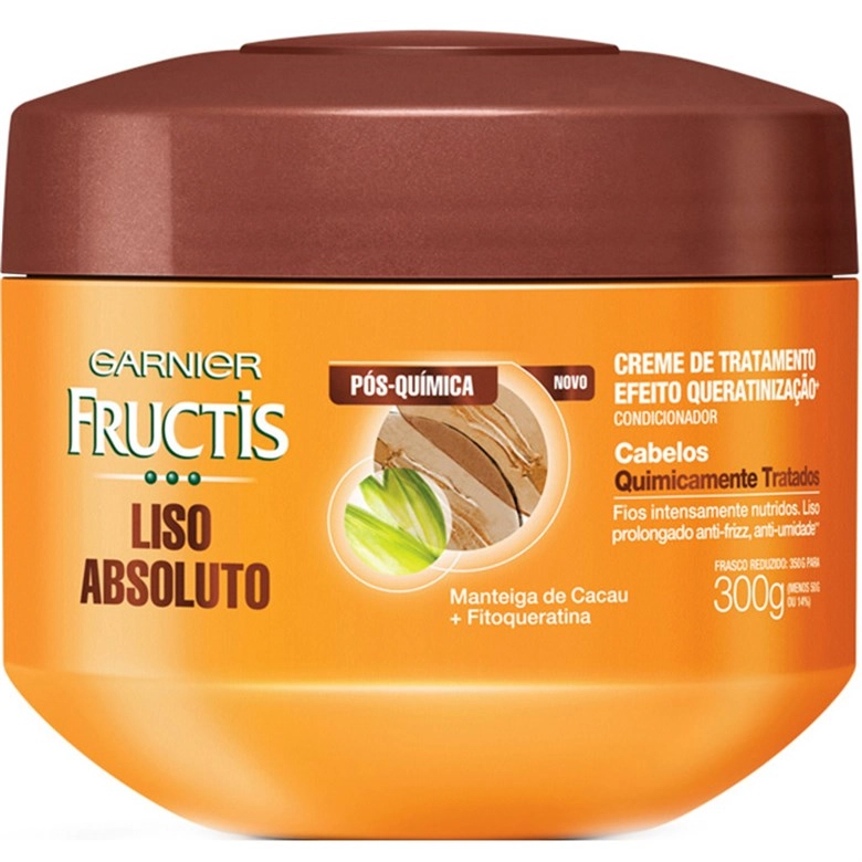 Creme Tratamento Fructis 300g Liso Absoluto Unit