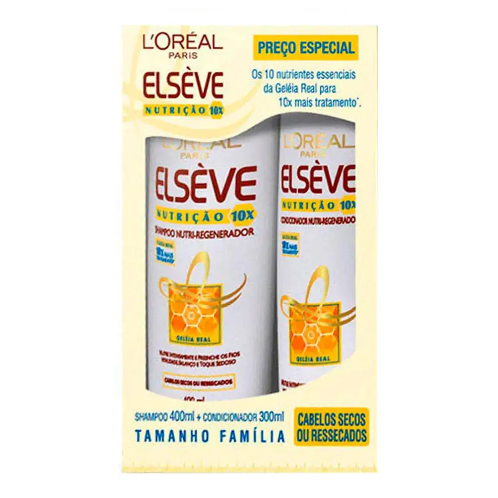 Kit Elseve Sh400 Cond300 Nutri 10