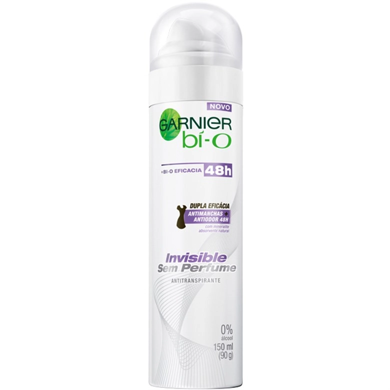 Desod Bio Aerosol Invisible S/perf.fem 150ml Cx 12.0