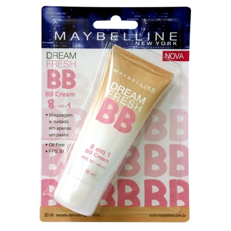 Base Bb Cream Maybelline 30ml Médio Fps30 Sm Unit