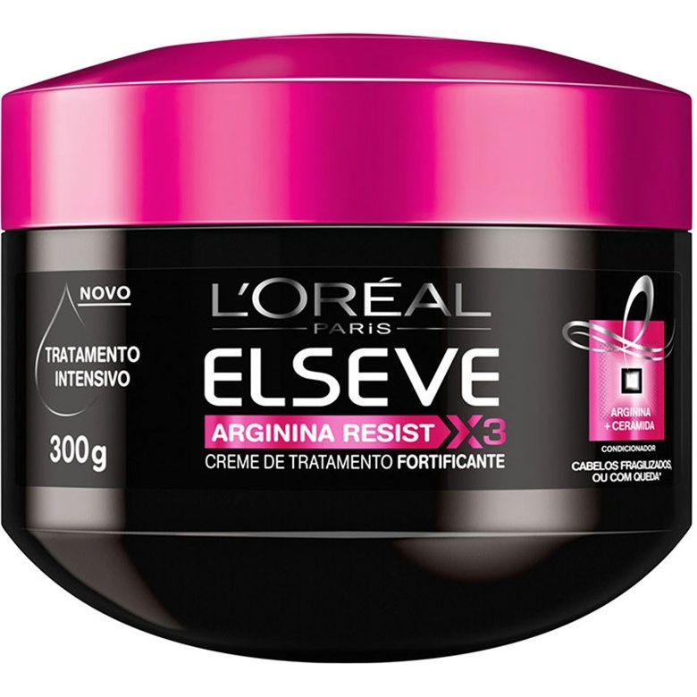 Creme De Tratamento Elseve Arginina Resist X3 Nutricao Intensa 300g Loreal Paris