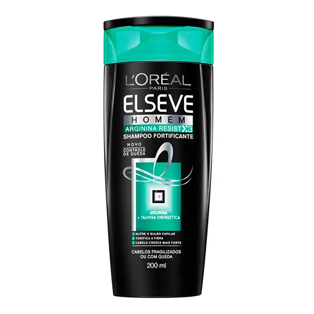 Shampoo Elseve Arginina Resist X3 Homem 200ml Loreal Paris