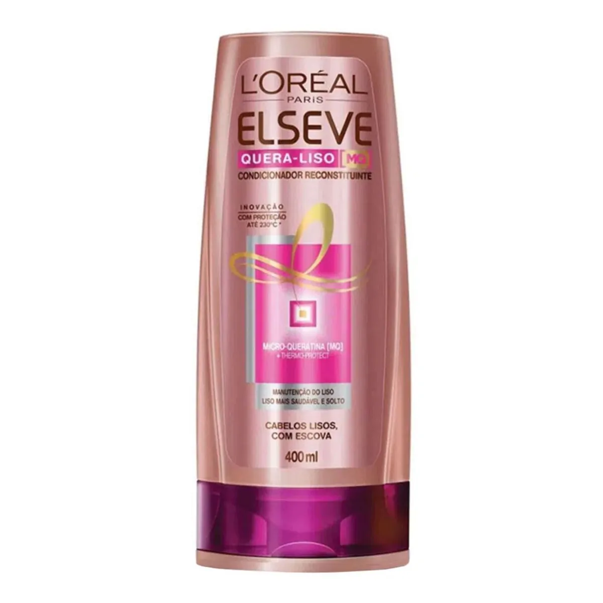 Condicionador Elseve Quera Liso 400ml