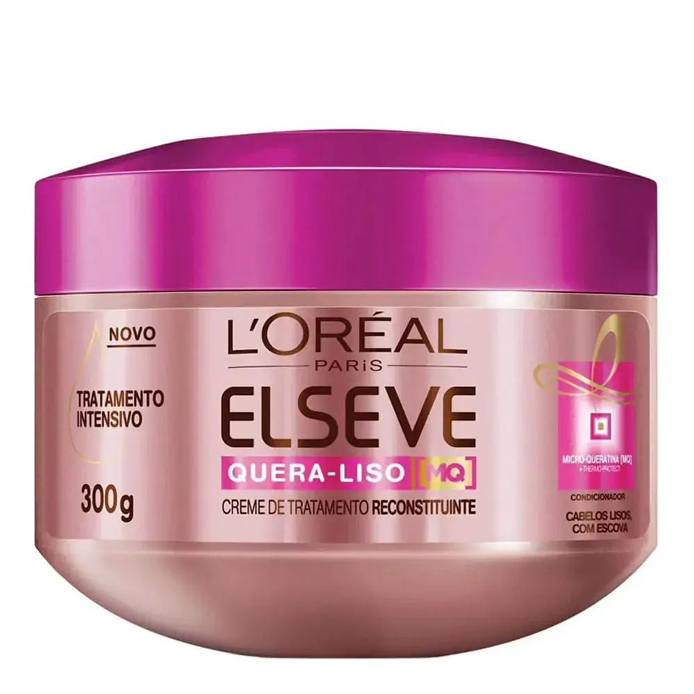 Creme de Tratamento Elseve Quera Liso 300g