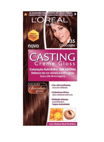 Coloracao Casting Creme Gloss Nutri Brilho Sem Amonia Chocolate 353 Loreal Paris