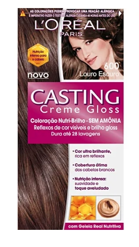 Coloracao Casting Creme Gloss 600 Louro Escuro Loreal Paris