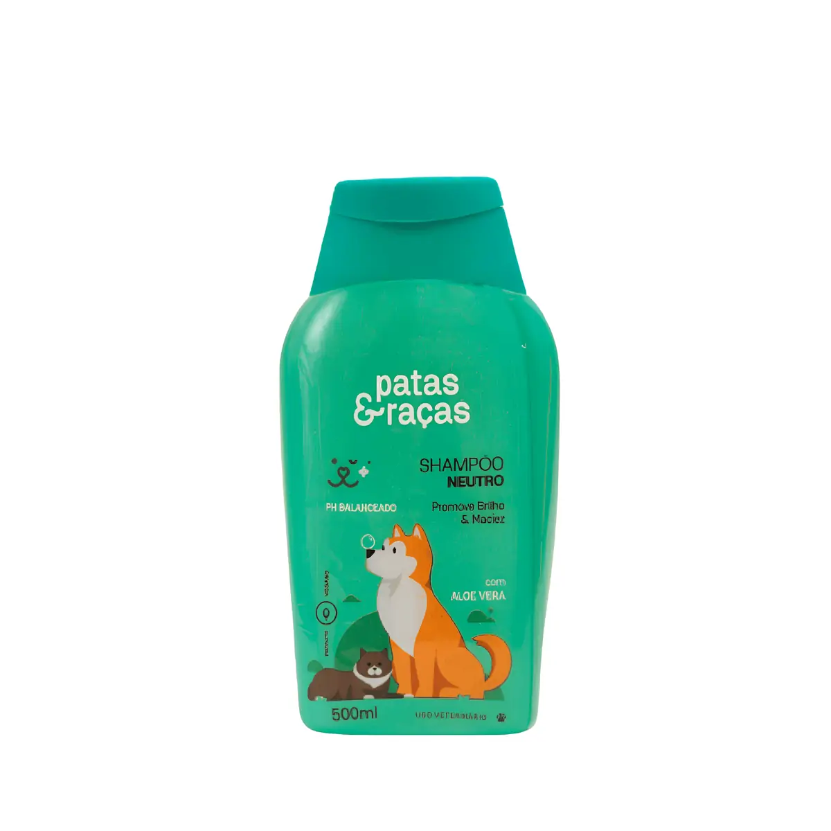 Shampoo Neutro 500ml Patas&Raças