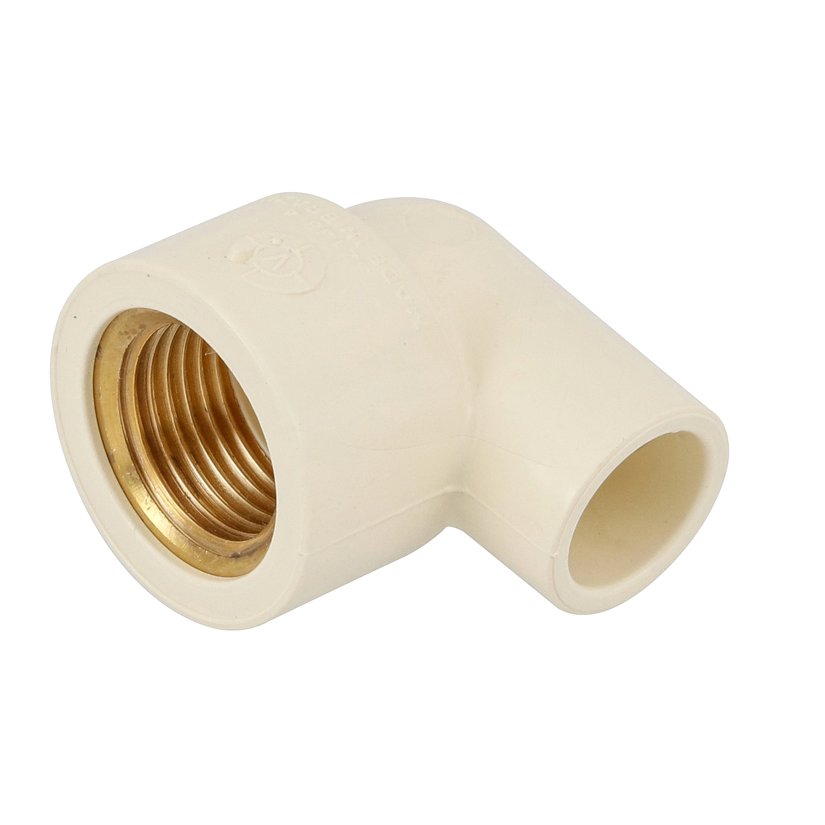 Joelho de Transição CPVC Roscável e Liso para Condução de Água Quente 15mm ou 1/2" Aquatherm Tigre