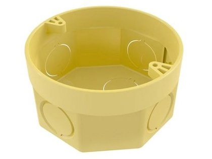 Caixa De Luz Tigre 3x3 Octagonal Amarela Com 12 Unidades