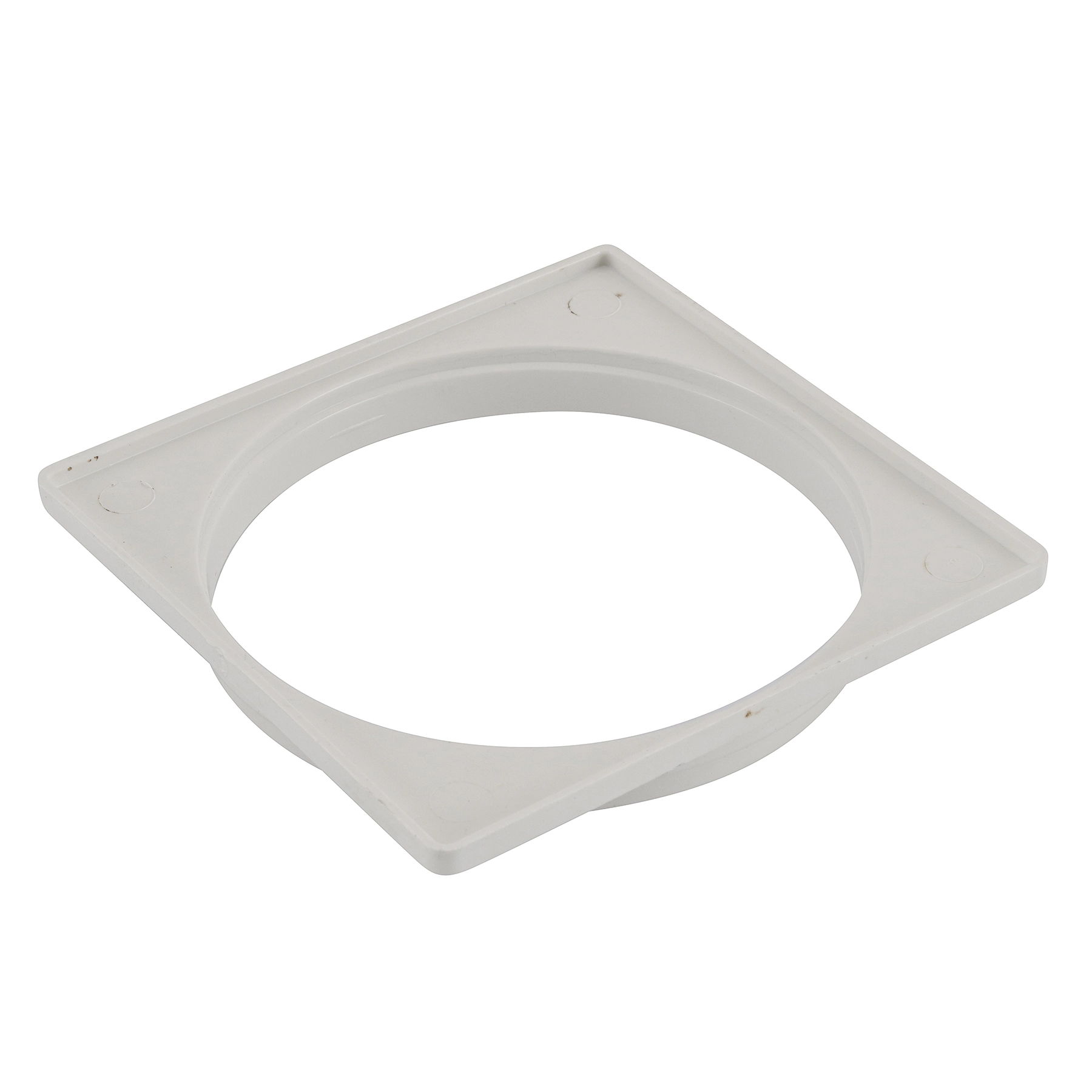 Porta Grelha Quadrado 150mm Branco
