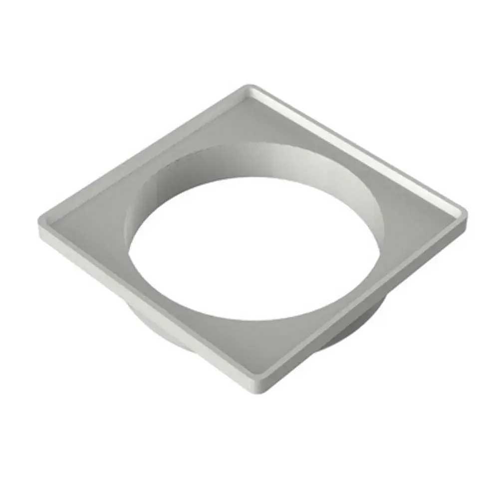 Porta Grelha Quadrado Prata 150mm