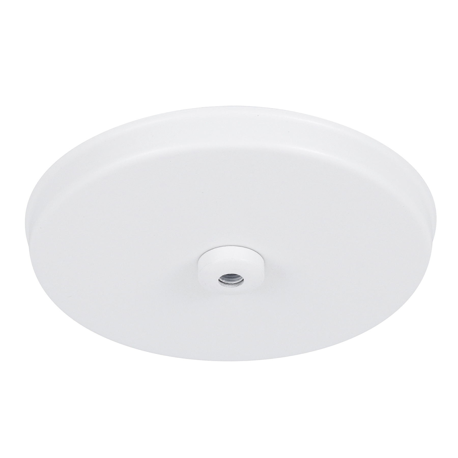 Canopla para Pendente Redonda 1 Lâmpada Metal Branco