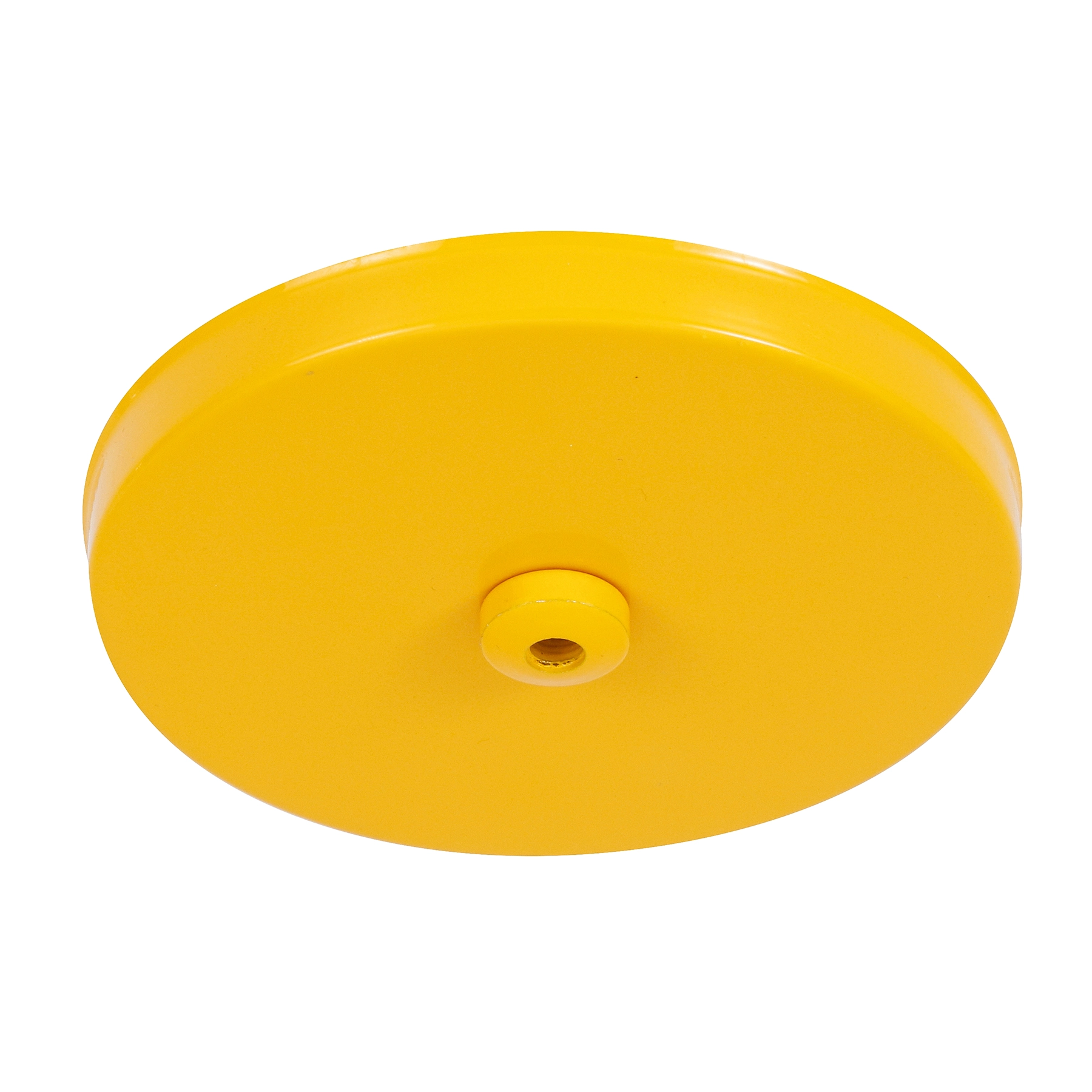 Canopla para Pendente Redonda 1 Lâmpada Metal Amarelo