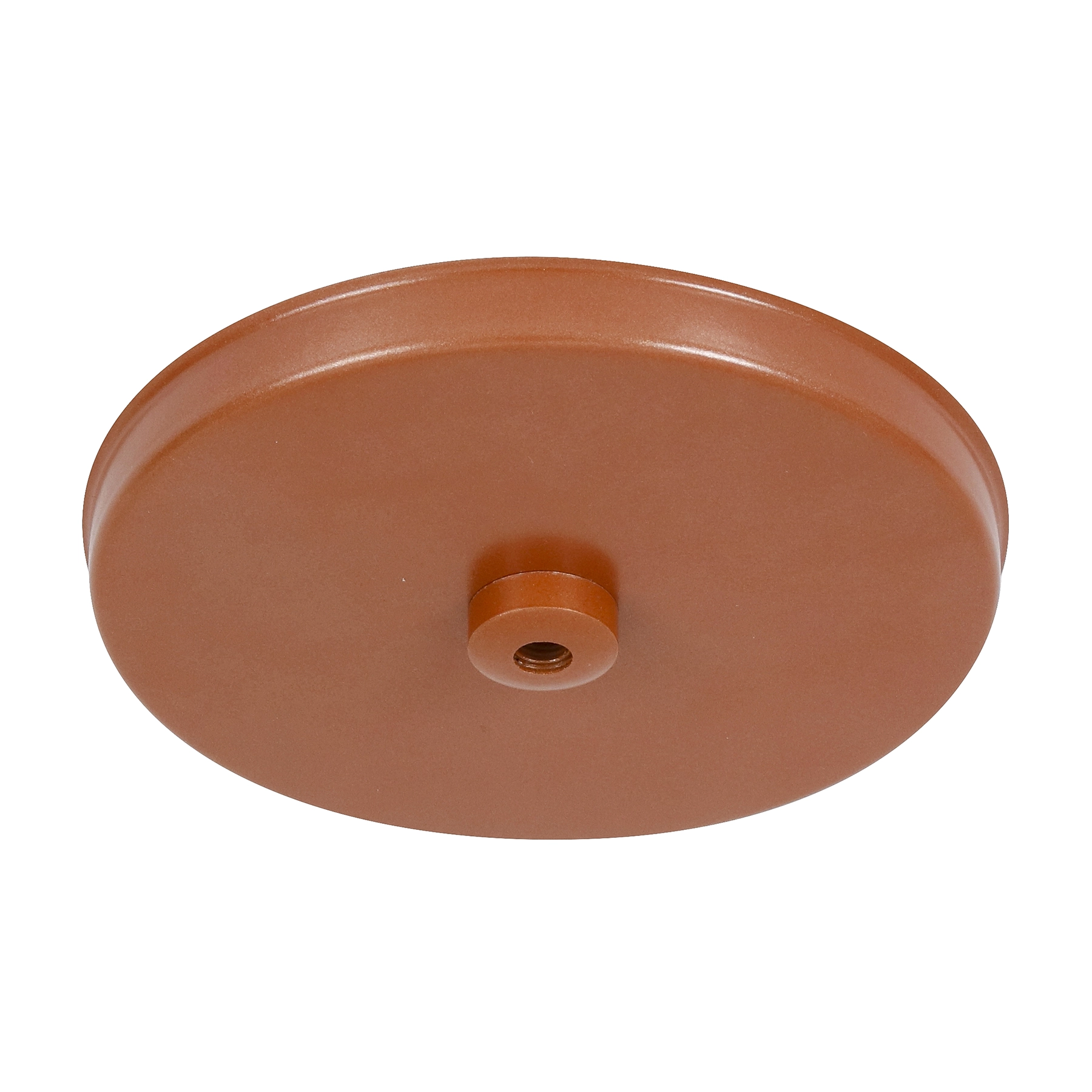 Canopla para Pendente Redonda 1 Lâmpada Metal Cobre