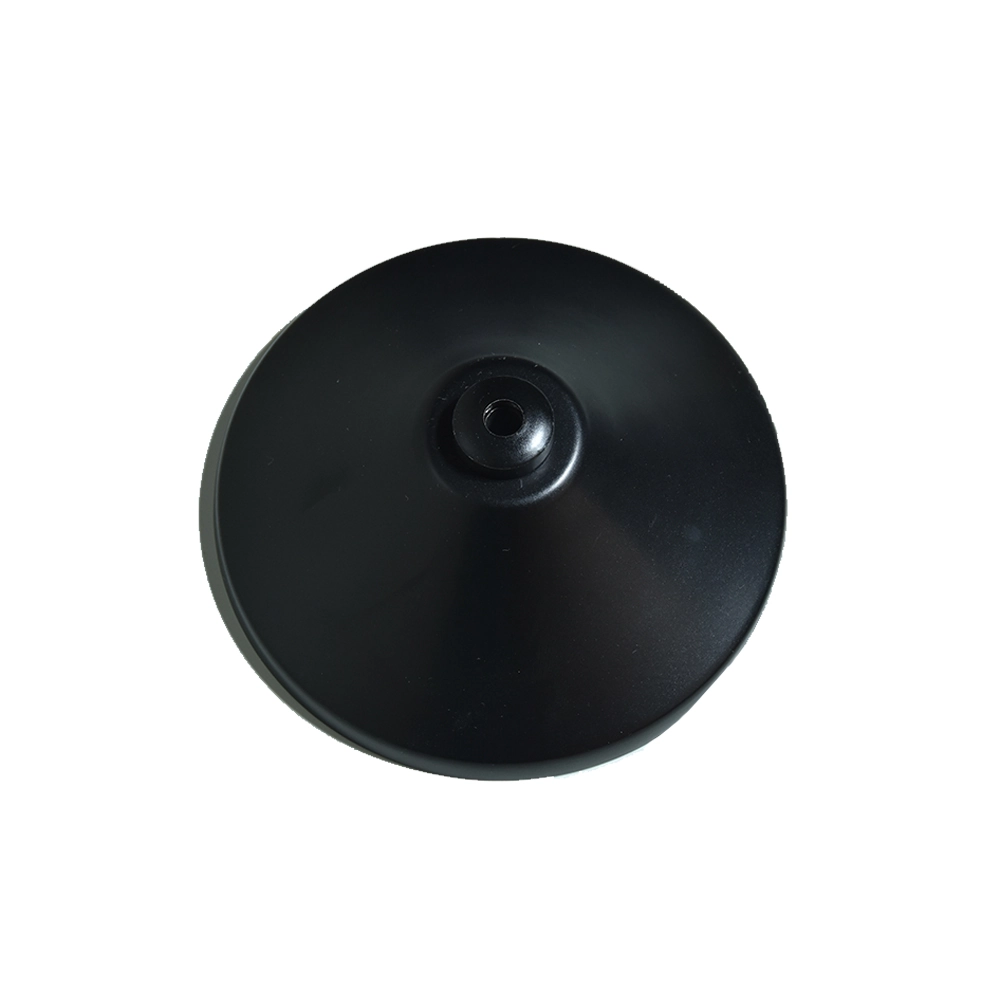 Canopla para Pendente Cônica 1 Lâmpada Metal Preto