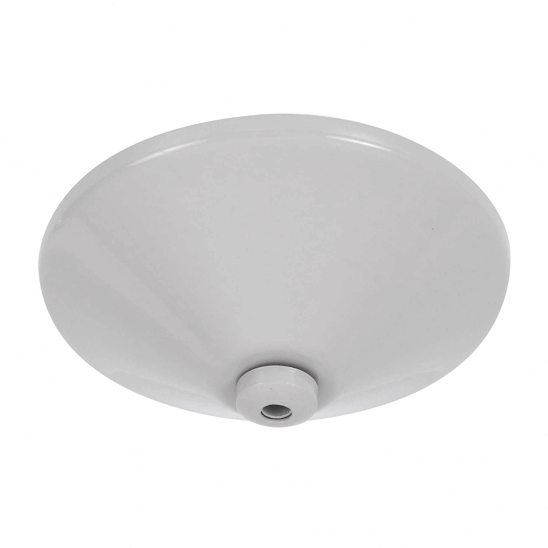 Canopla para Pendente Cônica 1 Lâmpada Metal Cinza