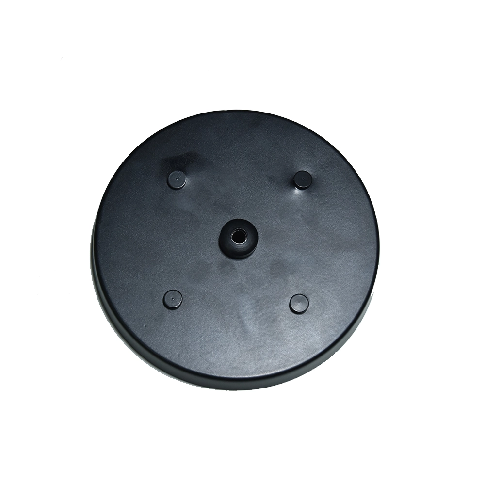Canopla para Pendente Redonda 5 Lâmpadas Metal Preto