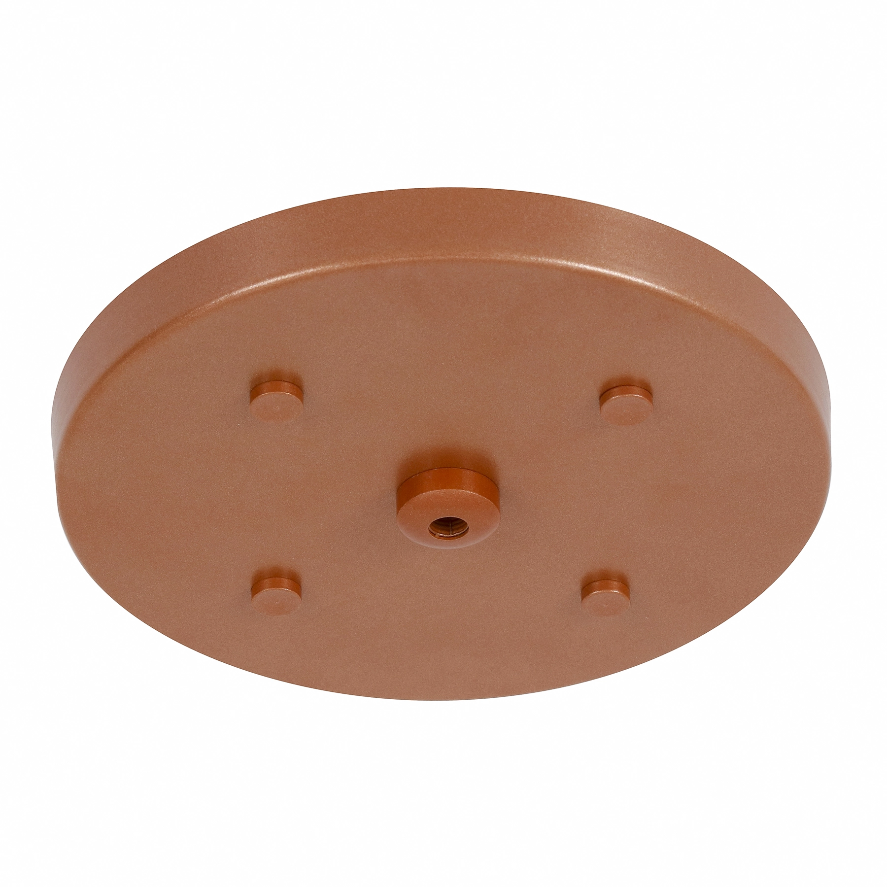 Canopla para Pendente Redonda 5 Lâmpadas Metal Cobre