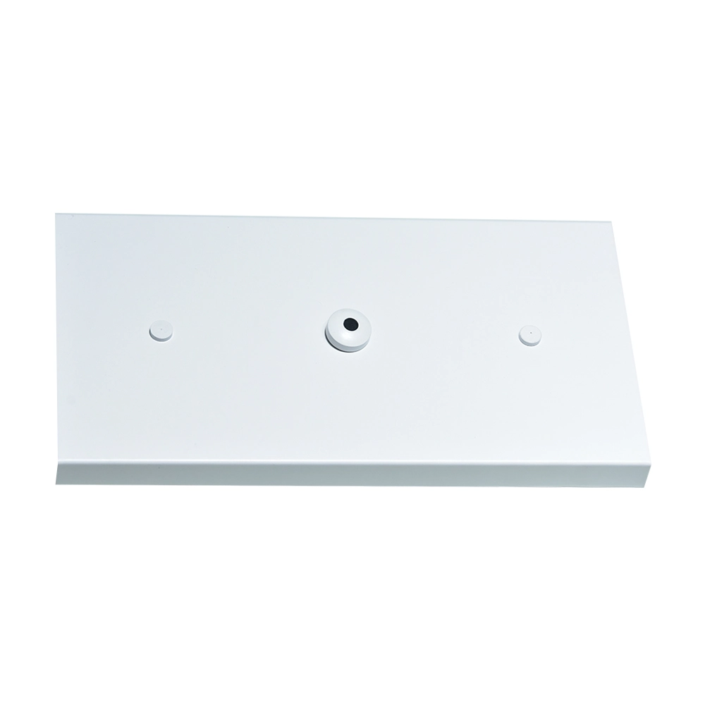 Canopla para Pendente Retangular 3 Lâmpadas Metal Branco