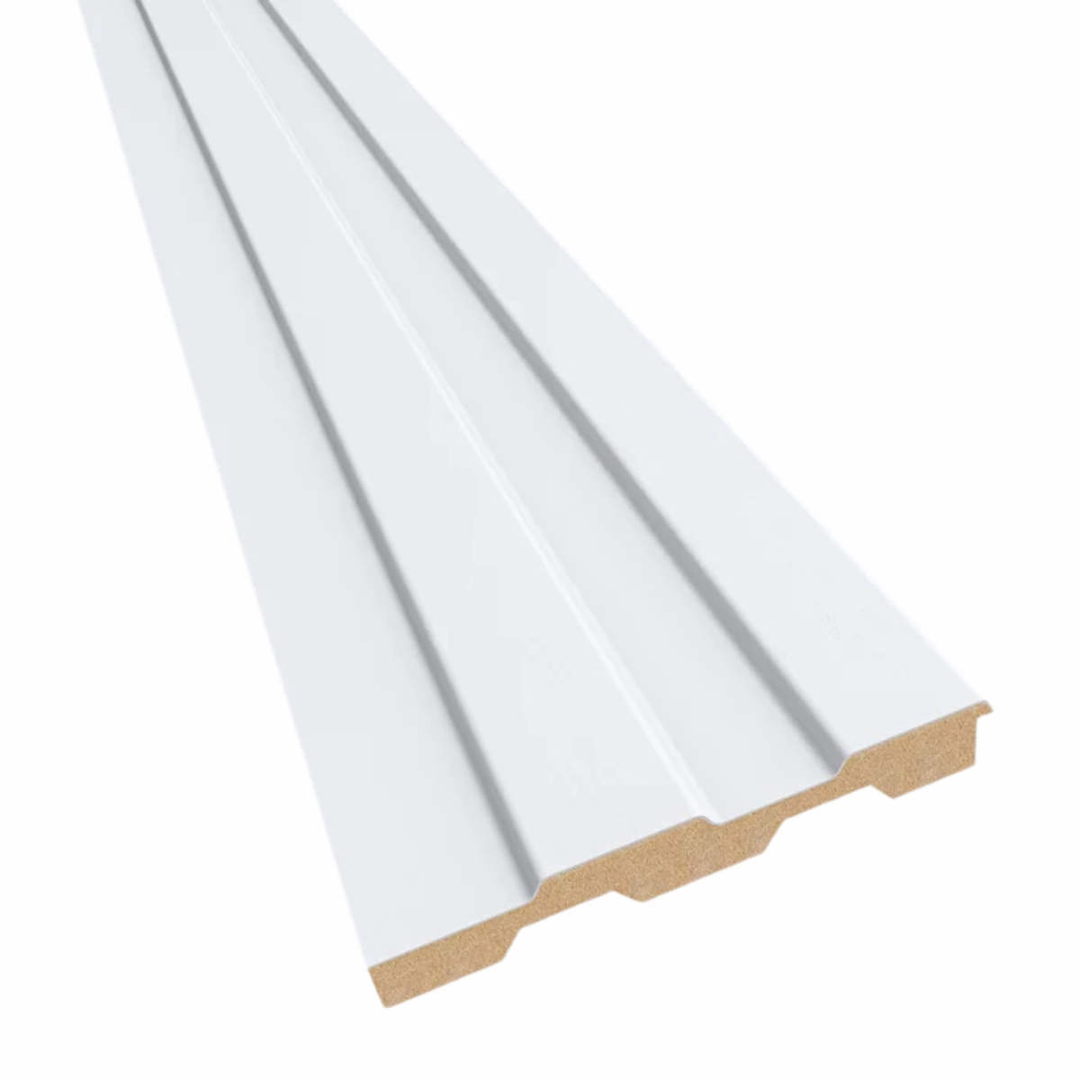 Painel Ripado 270x10,5x1,5 Cm - Branco
