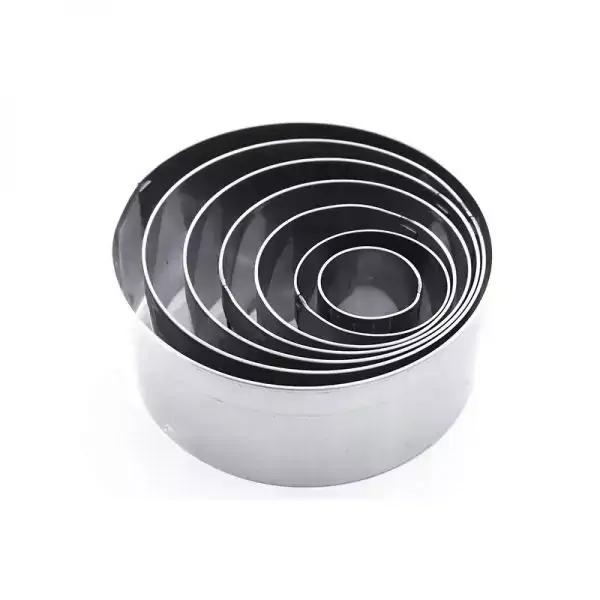 Jogo Cortador Redondo Liso Inox 7 Peças - LimaNox