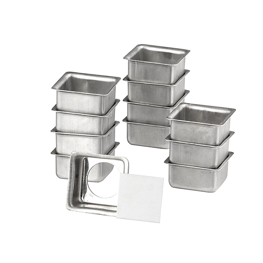 Forma Pao De Mel 4x2,5 Quadr Fundo Falso C/12 Un