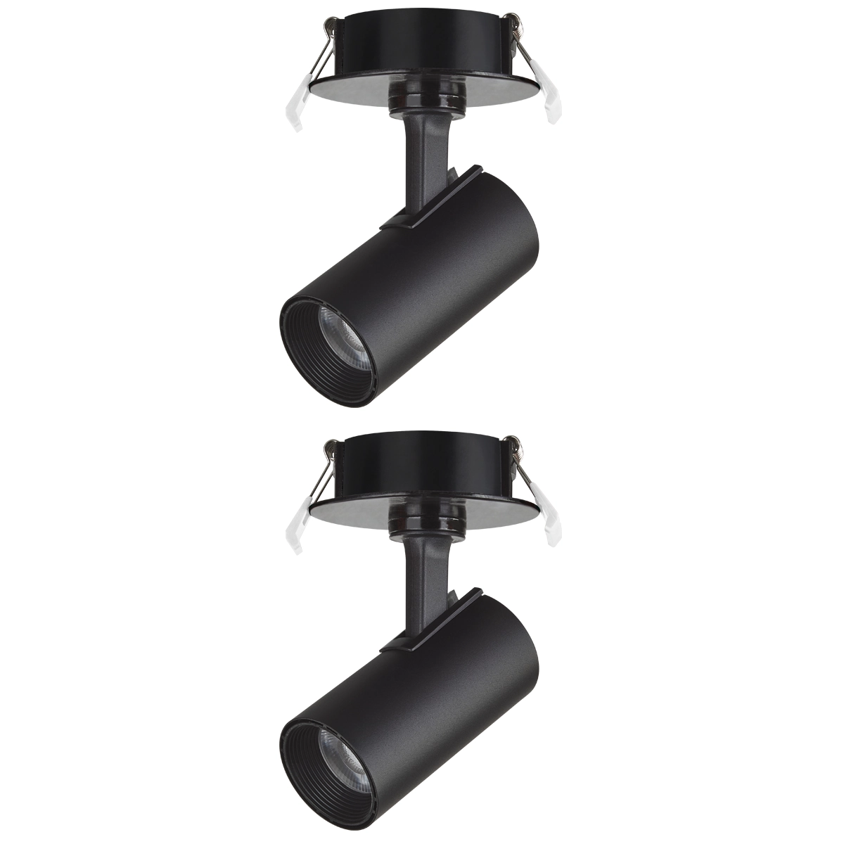Kit 2 Spot Led Direcionável Foxlux Embutir 7w 6500k Biv